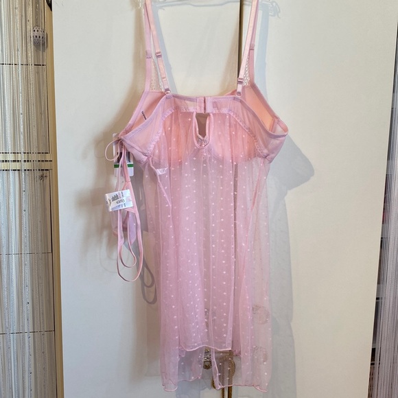 Flora Barbie Pink 2 Piece Baby Doll Set Size Large NWT - Picture 5 of 15